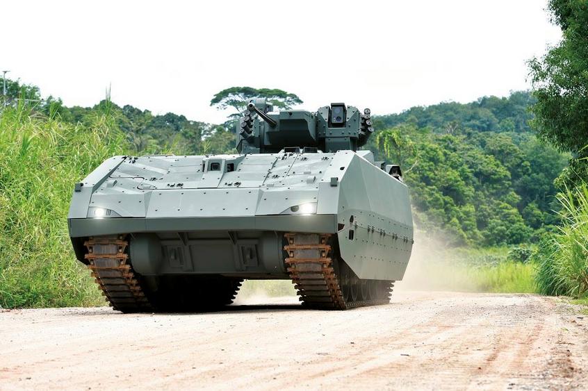 Опытный образец перспективной сингапурской боевой машины пехоты