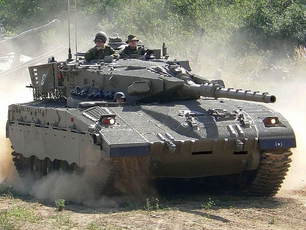 Основной боевой танк израильской армии «Меркава Мк-4»