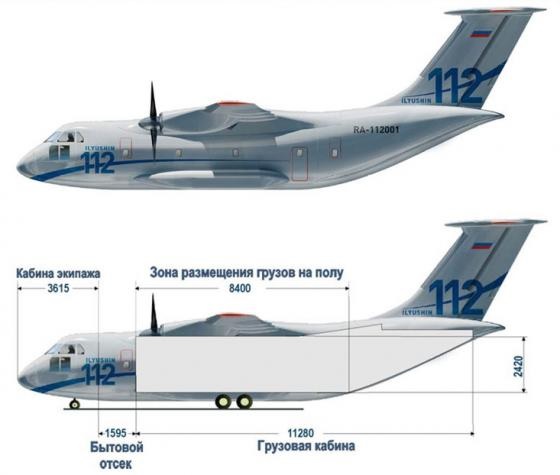 Ил-112В, Ил, Илюшин, транспортный, самолет, масса, вес, ЦАГИ, аэродинамическая труба, Ан-26