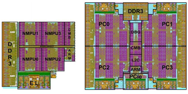нейропроцессор NM6408 Россия процессор 21-ядерный чип