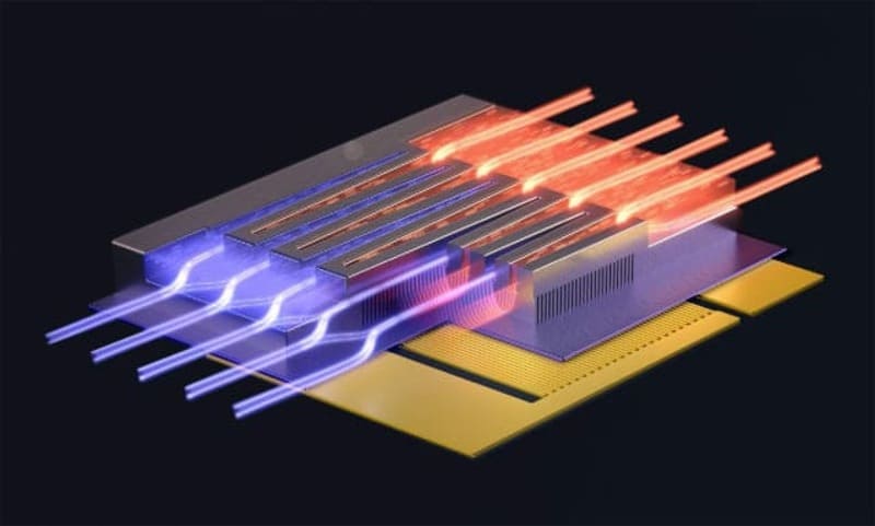 интегрированные электронные системы, чип, охлаждающий канал