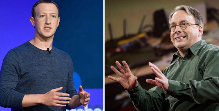 Марк Цукерберг, Facebook и Линус Торвальдс, Linux