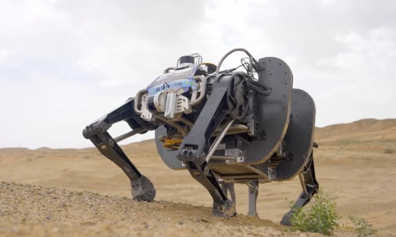 бионический робот, Китай, военный робот, механический як