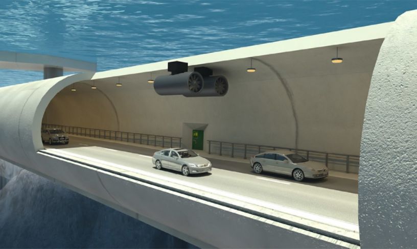 Подводные плавающие транспортные туннели