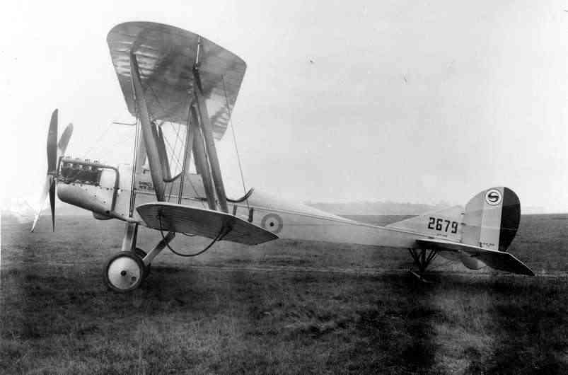 Серийный самолет RAF ВЕ2c выпуска фирмы «Растон, Проктор»