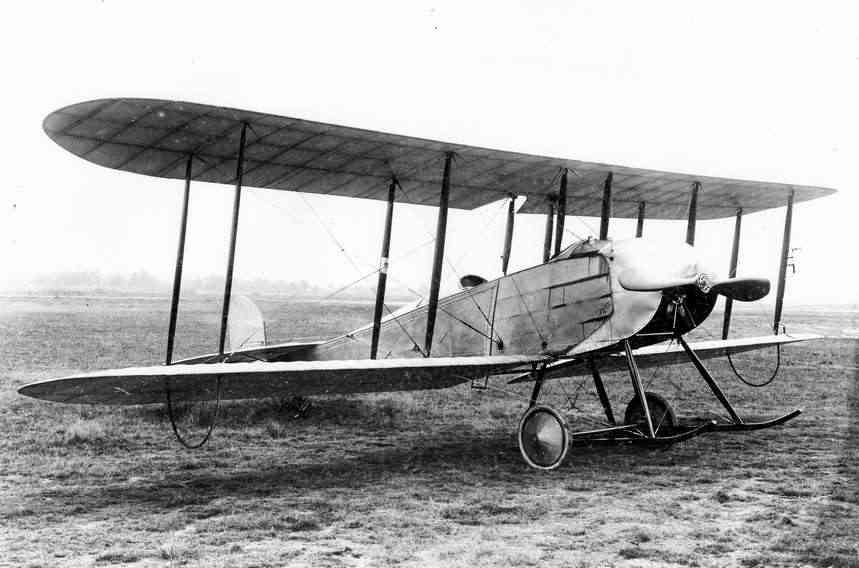 Опытный самолет В.Е. 8, заказанный английским Адмиралтейством в августе 1913 г.