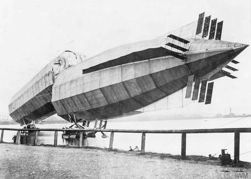 Авария дирижабля «Мэйфлай» в ветреную погоду 24 сентября 1911 г.