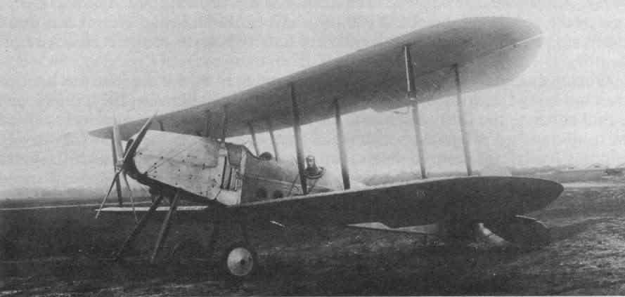 Самолет-разведчик RAF R.E.5 с крылом первоначального типа – «правильный биплан»