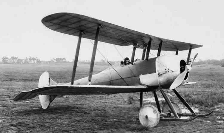 Самолет RAF S.E. 2 – опытный одноместный «скаут», Фарнборо, 1912 г.
