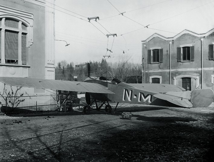 Самолет Ньюпор IV – первая машина постройки завода «Ньюпор - Макки», г. Варезе, Италия, 1913 г