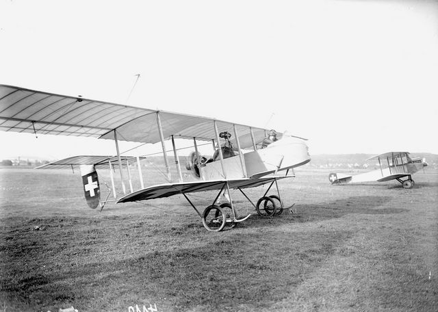 Самолет Фарман H.F. XX военной авиации Швейцарии 